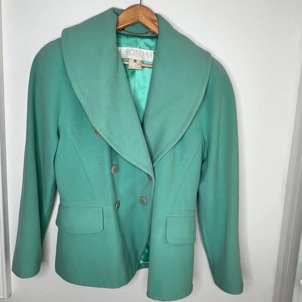 Escada green Blazer wonen